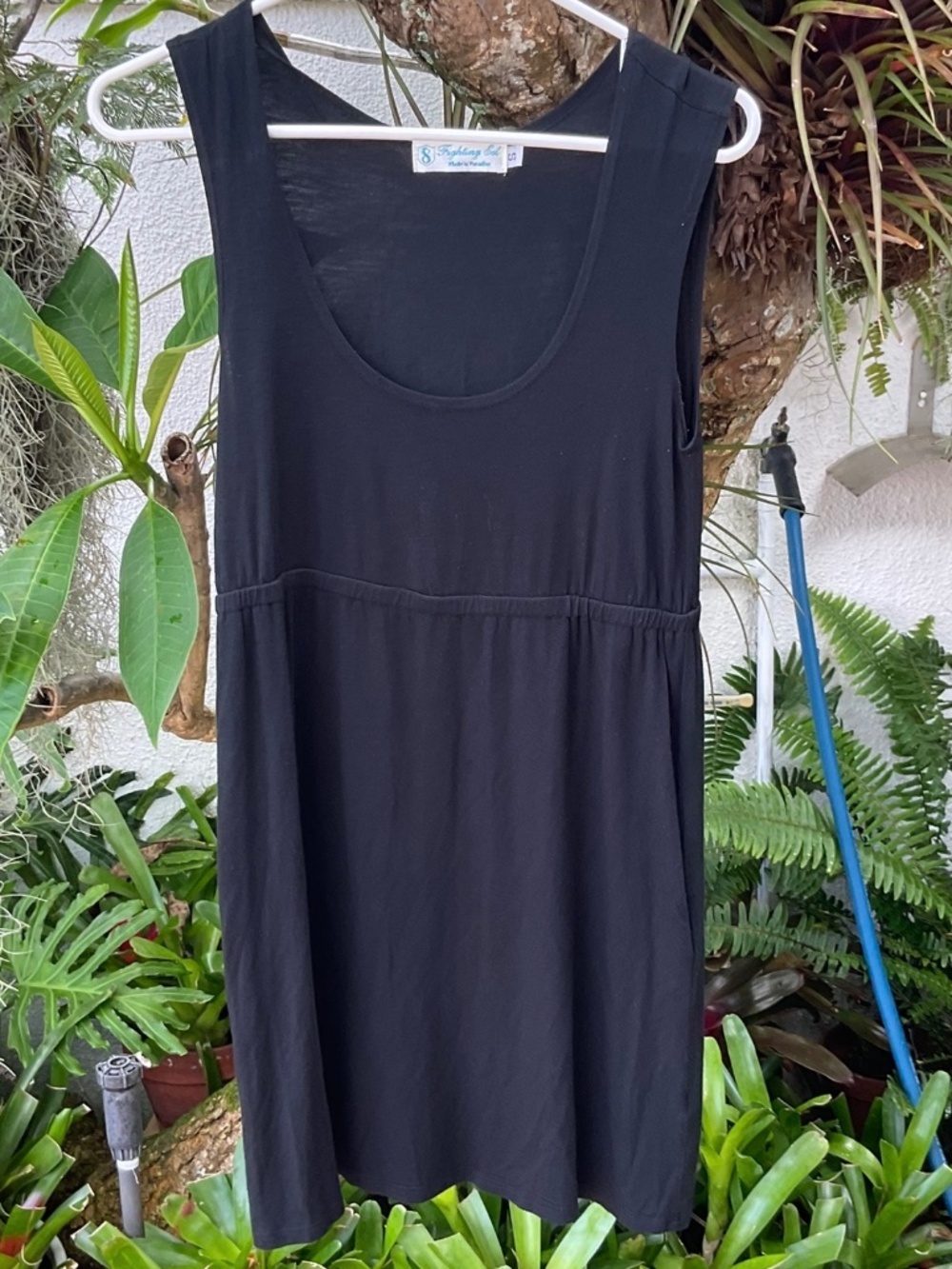 Fighting Eel Black Shift Dress